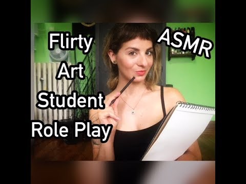 ASMR || Flirty Art Student Role Play [creepy cringe series]