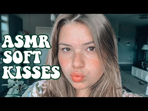 ASMR | Soft Kisses and Light Gum Chewing | Mouth Sounds