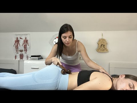 ASMR Chiropractic Adjustment | Spine Fixing, Head, Shoulders Realignment | Real Person