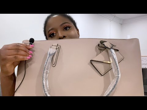ASMR What's IN My MOMS BAG || Asmr Ramble and Chit chat Whispering