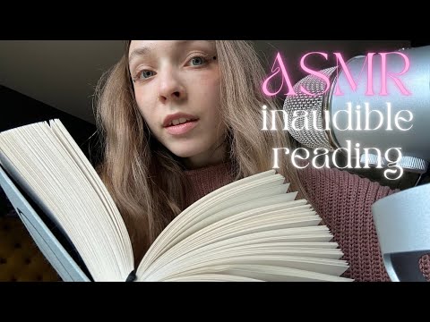 ASMR • reading to you in inaudible whispering 😴💗
