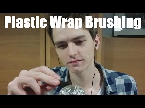 (ASMR) Intense Brushing Sounds on Plastic Wrap Obviously