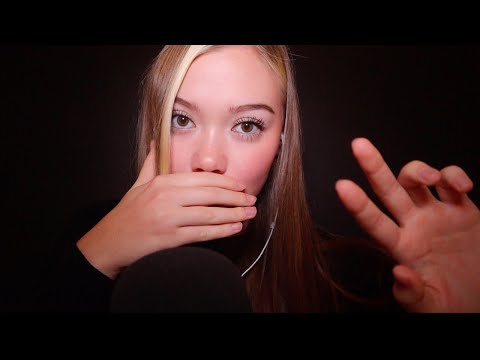 ASMR| SENSITIVE CUPPED EAR EATING WITH FACE TOUCHING