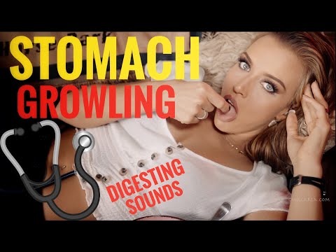 ASMR Gina Carla 😯 Extreme Stomach Growling! As Requested!