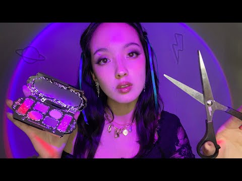 ASMR | Giving You a Makeover (and a Lobotomy) + Layered Sounds, WLW, Makeup Roleplay