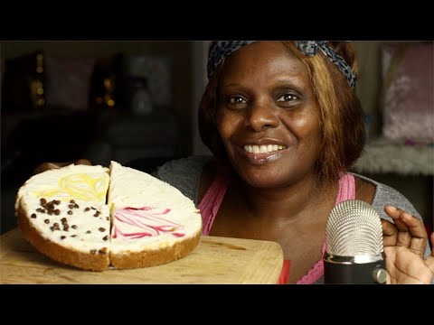 Cheese Cake 4 Delicious Flavors ASMR Eating Sounds