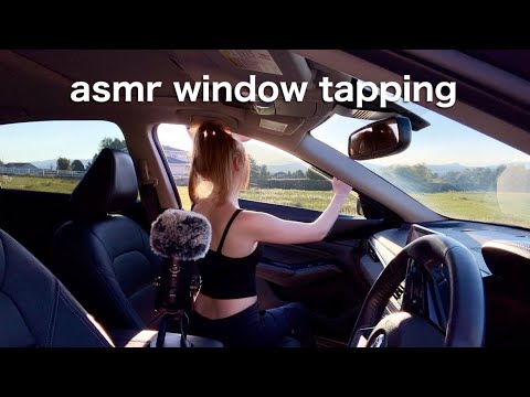 asmr window tapping | SUPER TINGLY | highly requested