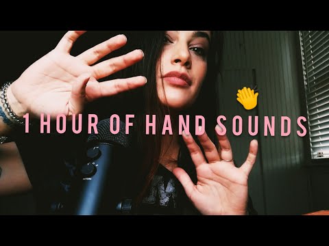 ONE HOUR of ASMR Hand Sounds (Fast & Aggressive)