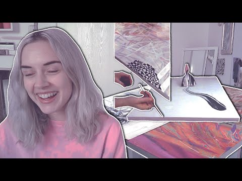 Whispering My Past Blogs (+Paint w Me) ASMR