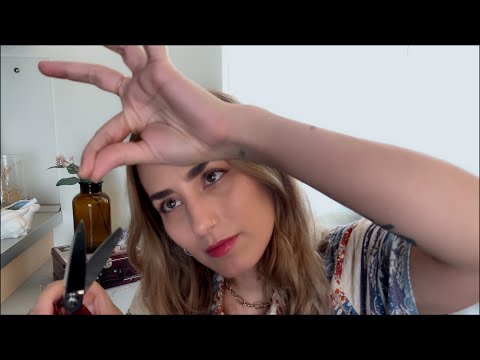 ASMR ~ Plucking & Snipping your Negative Thoughts ✂️ Dreamy Ambience ⚬ Whispered ⚬ Hand Movements