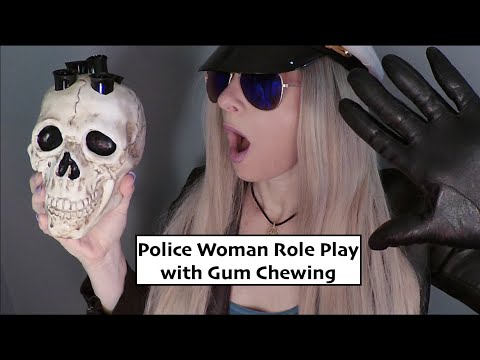 [ASMR] Police Woman Arrests You Role Play | Gum Chewing | Whispered