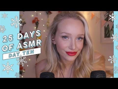 ASMR Holiday Makeup Look (Whispered) #25DaysOfASMR | GwenGwiz