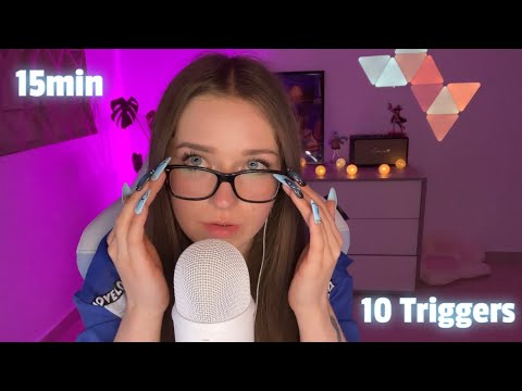ASMR 10 Triggers to fall asleep in 15 Minutes 😴