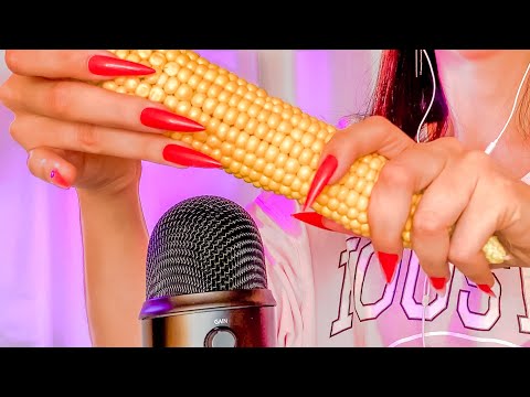 Asmr | scratching and tapping corn