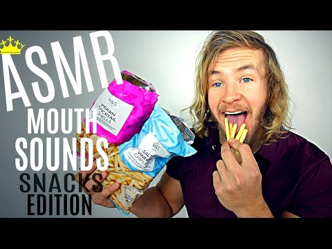 ASMR Mouth Sounds Triggering ★ Snacks Edition