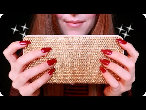 ASMR Rhinestone Tapping and Scratching for Sleep and Study (No Talking) 💖
