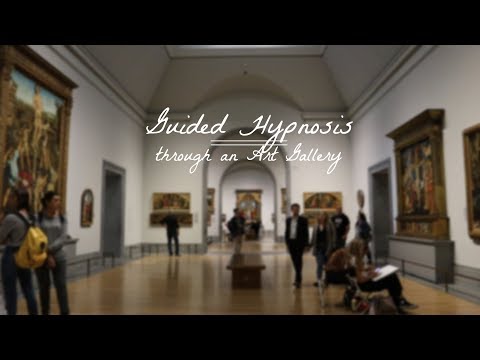 ASMR A Whispered Art Gallery Hypnosis || Beautiful visuals, close-up whispers [Binaural]