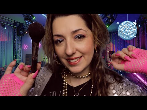 Türkçe ASMR 80'ler | Makyajını Yapıyorum | Arkadaşın Seni Disko'ya Hazırlıyor Roleplay (Sakızlı)