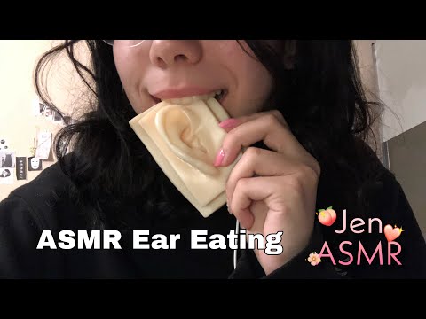 ASMR Ear Eating Ear Nibbling Ear Biting (NO TALKING) | ASMR Jen ✨