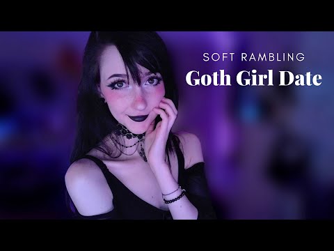 ASMR ☾ 𝐘𝐨𝐮𝐫 𝐐𝐮𝐢𝐫𝐤𝐲 𝐆𝐨𝐭𝐡 𝐆𝐢𝐫𝐥 𝐃𝐚𝐭𝐞 [soft spoken ramble, goth girl date] Roleplay