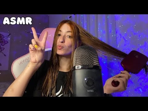 ASMR | Penteando meu cabelo e conversando da vida  (+chuva) *video antigo membros*