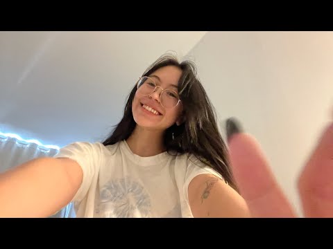 ASMR Fast Hand Sounds and In Your Face Triggers and Tingles (lofi rambles)