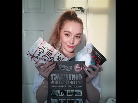 ASMR- My New Books (page turning,reading,whispers&page scratching)