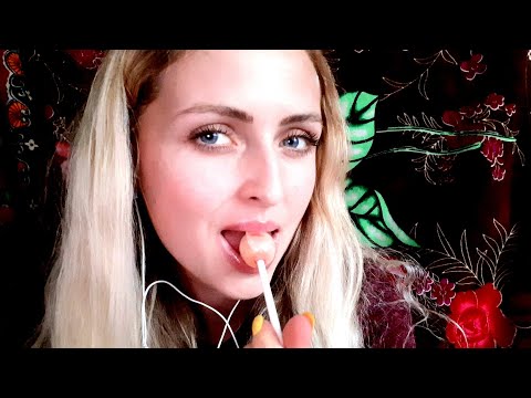 Licking lollipop &girl licking lollipop &mouth sounds (18+)