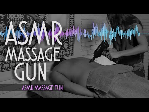 ASMR | MASSAGE | asmr man intensive massage gun (back, neck)