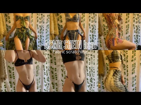 ASMR| Shein summer try on haul with fabric triggers