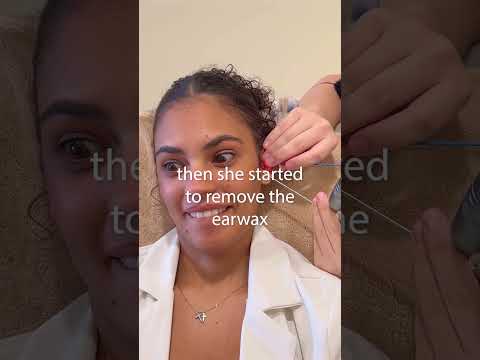 ASMR: In Depth Ear Cleaning with Tweezers! #shorts