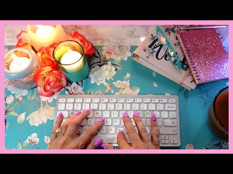 ASMR Soft Gentle Typing for Soothing Relaxation Background Sounds