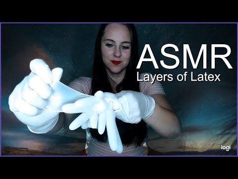 ASMR layers of latex gloves
