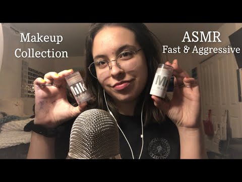 Fast and Aggressive ASMR Makeup Tapping & Scratching