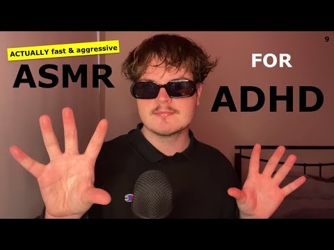 Actually Fast & Aggressive ASMR for ADHD (Unpredictable Triggers, Fast Tapping & Scratching) 9