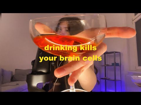 ASMR: eating sushi, drinking and chilling