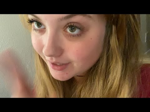 ASMR | fast whispers & focus triggers, & my face is plastic! ☺️💗
