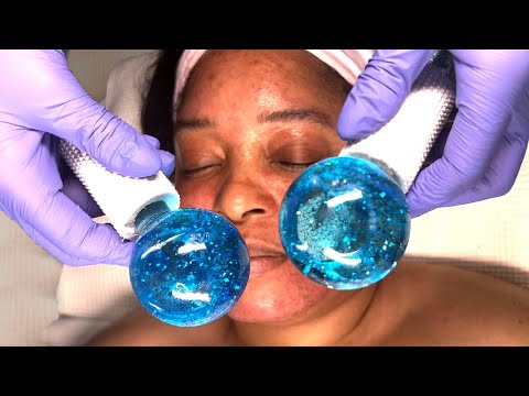 ASMR FACIAL | Cleansing | Bubbles | Ice Globes Triggers 🧊✨