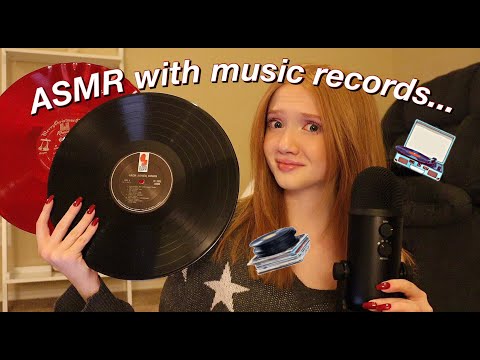 ASMR Tapping & Scratching Vinyl Records *AMAZING SOUNDS*