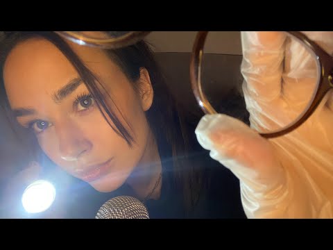 [ASMR] FAST eye exam with lots of light triggers 👀🔦