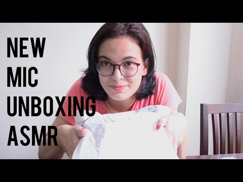 ASMR Tapping Crinkles | Unboxing & testing my new Mic 🎤 | Soft Spoken