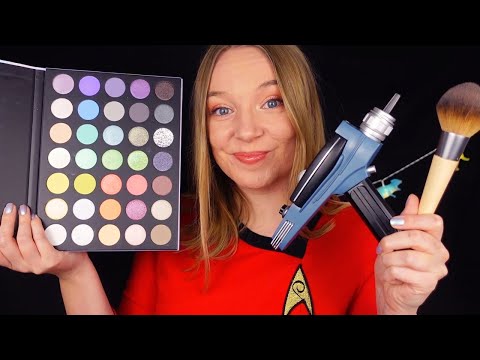 ASMR Doing Your Makeup but You're SPOCK 🖖 (Whispered)