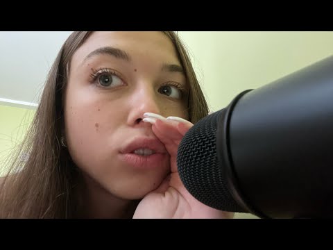 Trigger words and hand movements ASMR