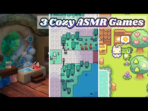 ASMR ✨ 3 Crazy Cozy Games You Can Try For FREE ✨ Ear to ear whispering