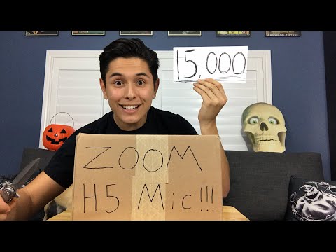 15,000 SUB SPECIAL! LIVE NEW MIC UNBOXING! (Zoom H5 & THANK YOU!)