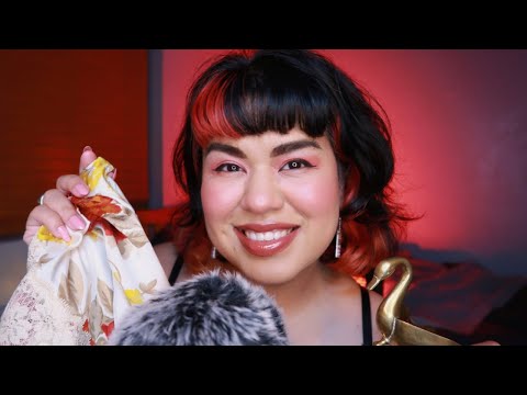 ASMR Depop Haul & Try On | Scratching Fabric, Tapping