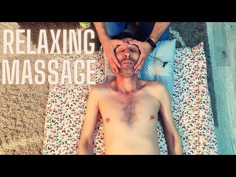 ASMR AMAZING RELAXING FULL BODY MASSAGE ON THE FLOOR BED