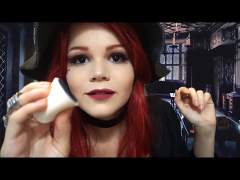 ASMR | Witch does your Makeup 🔮Layered Sounds | Brushing | Inaudible| Halloween🎃