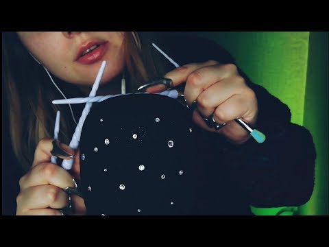 ASMR Tingly Twist Brush Handle Sounds | Mouth Sounds