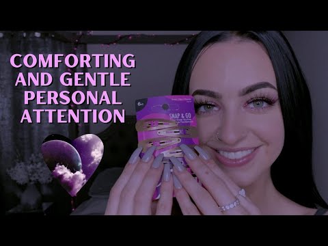 [ASMR] Gently Putting Clips In Your Hair | Ultra Calming